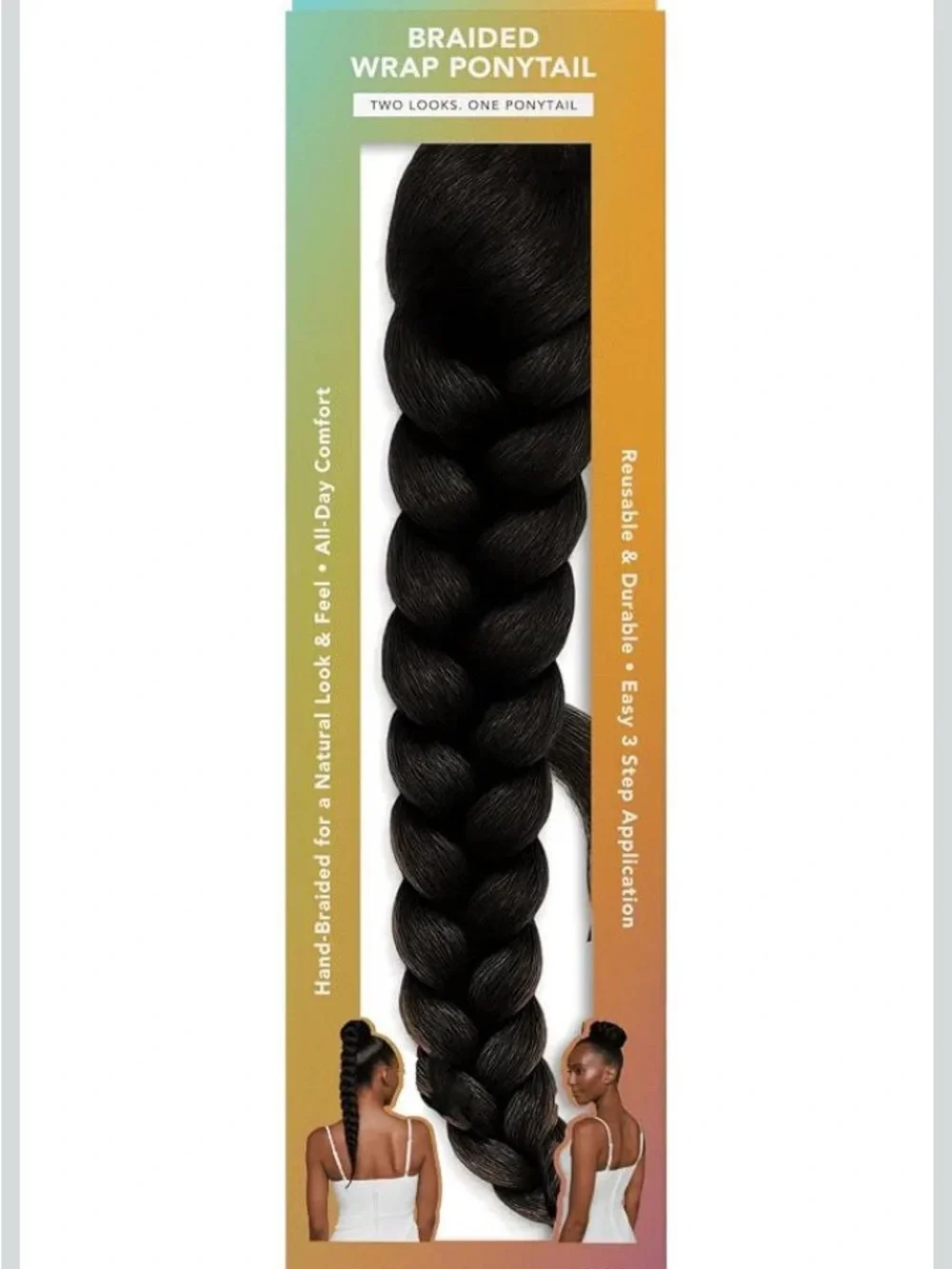 Braided ponytail